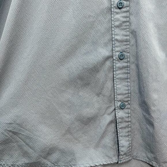 Wrangler Men's Blue Outdoor Utility Short Sleeve Shirt Size XLarge - Picture 3 of 9